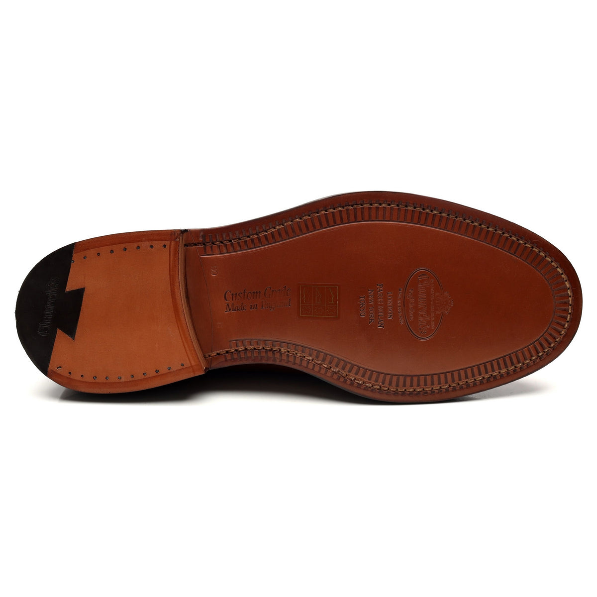 &#39;Shannon&#39; Tan Brown Leather Derby UK 9 G