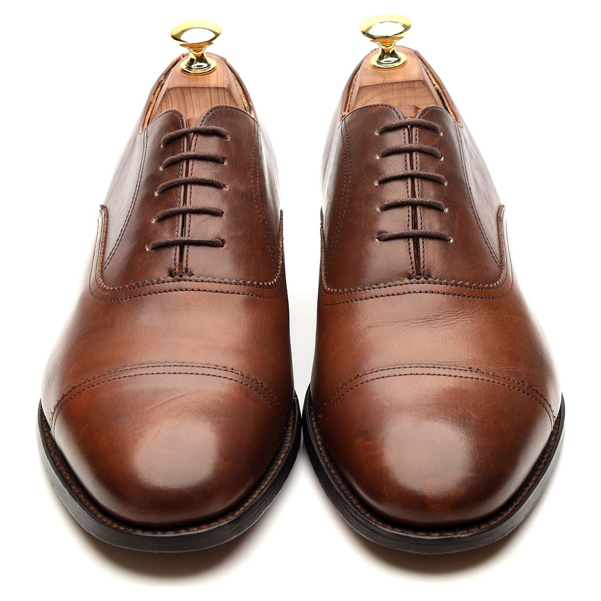 &#39;Nevis&#39; Brown Leather Oxford UK 8 G