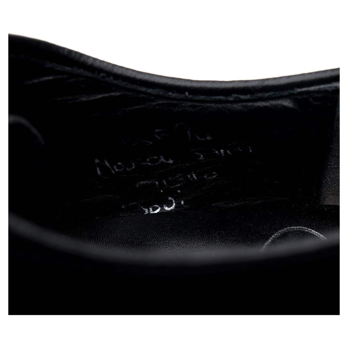 &#39;Jovi&#39; Black Leather Wholecut Oxford UK 6.5 F