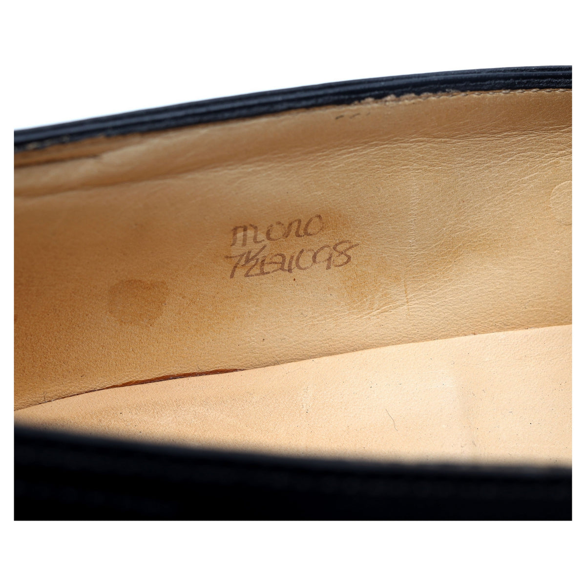 &#39;Truro&#39; Black Leather Tasse Loafers UK 7.5 E