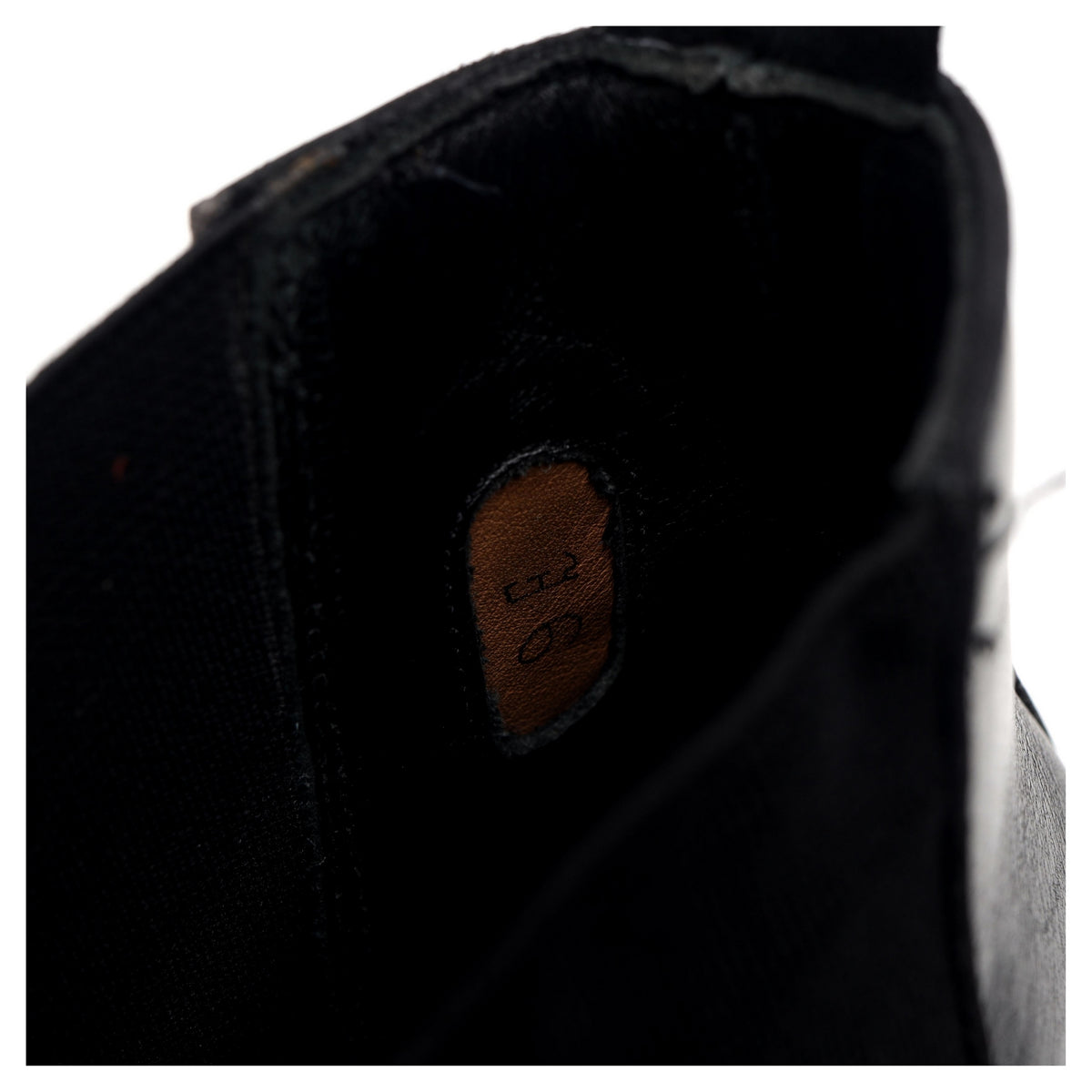 &#39;Jason&#39; Black Leather Chelsea Boots UK 9 E