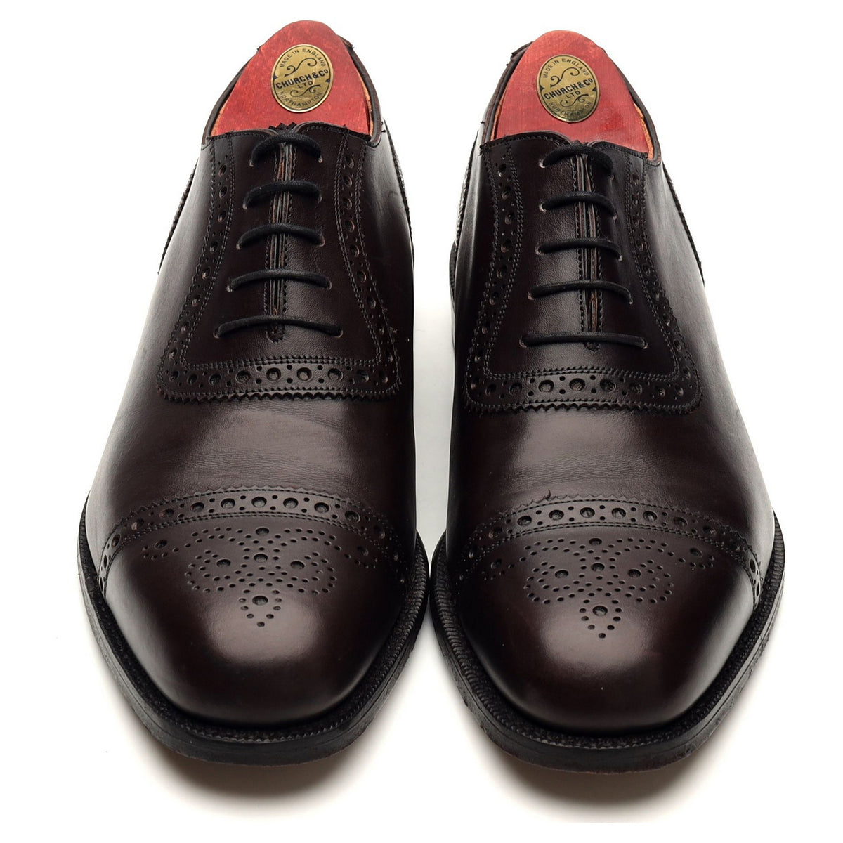 125th Anniversary &#39;Thomas&#39; Burgundy Leather Oxford Brogues UK 7.5 G