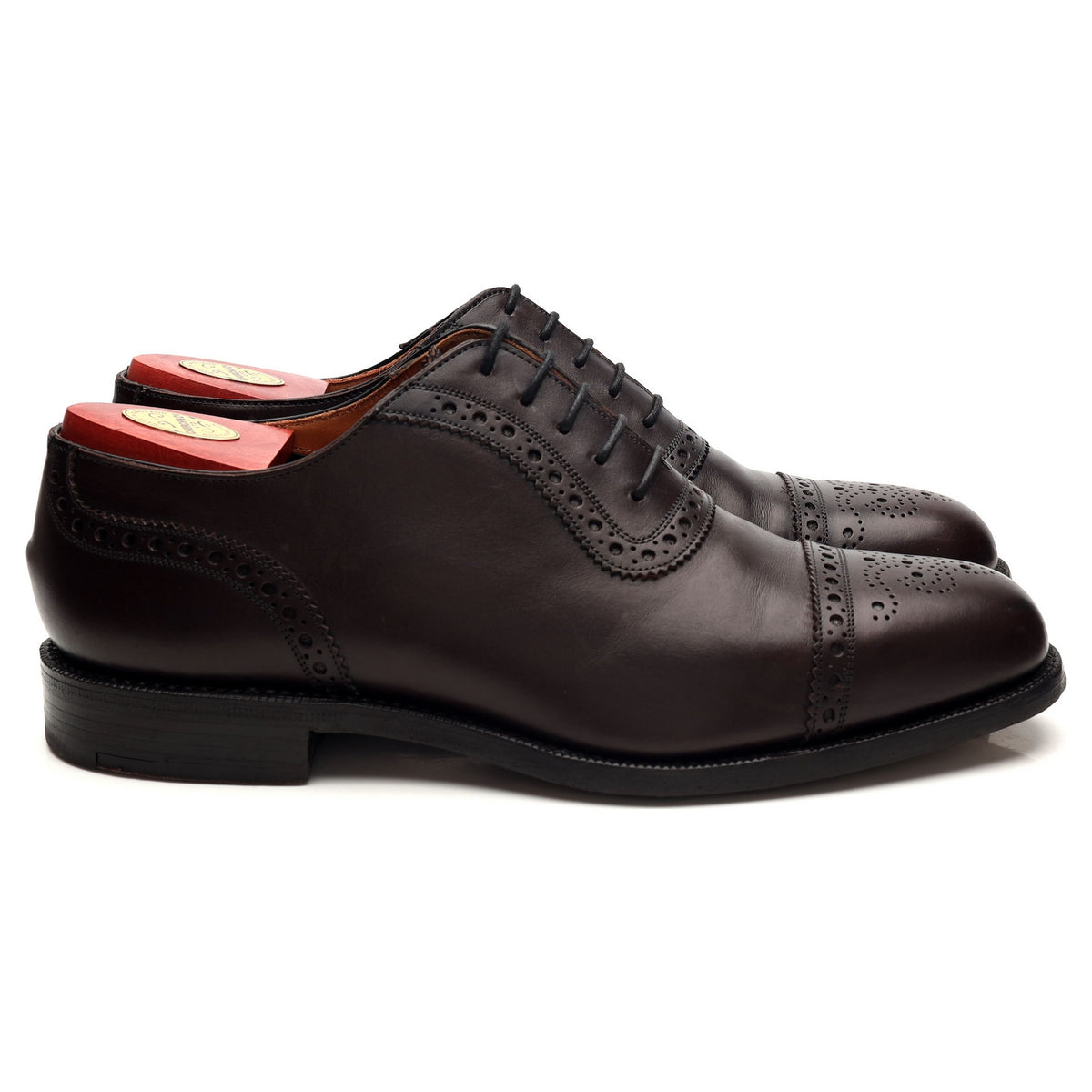 125th Anniversary &#39;Thomas&#39; Burgundy Leather Oxford Brogues UK 7.5 G