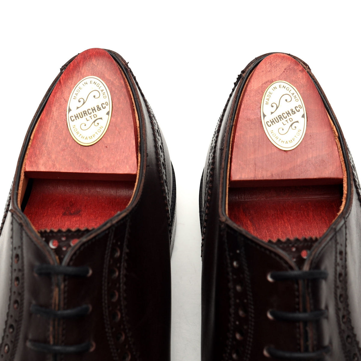 125th Anniversary &#39;Thomas&#39; Burgundy Leather Oxford Brogues UK 7.5 G