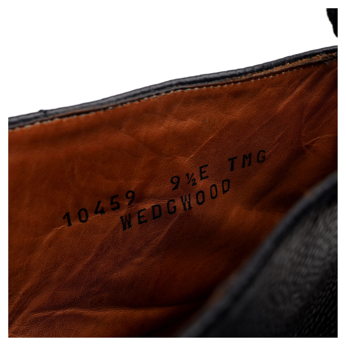 &#39;Wedgwood&#39; Black Leather Balmoral Boots UK 9.5 E