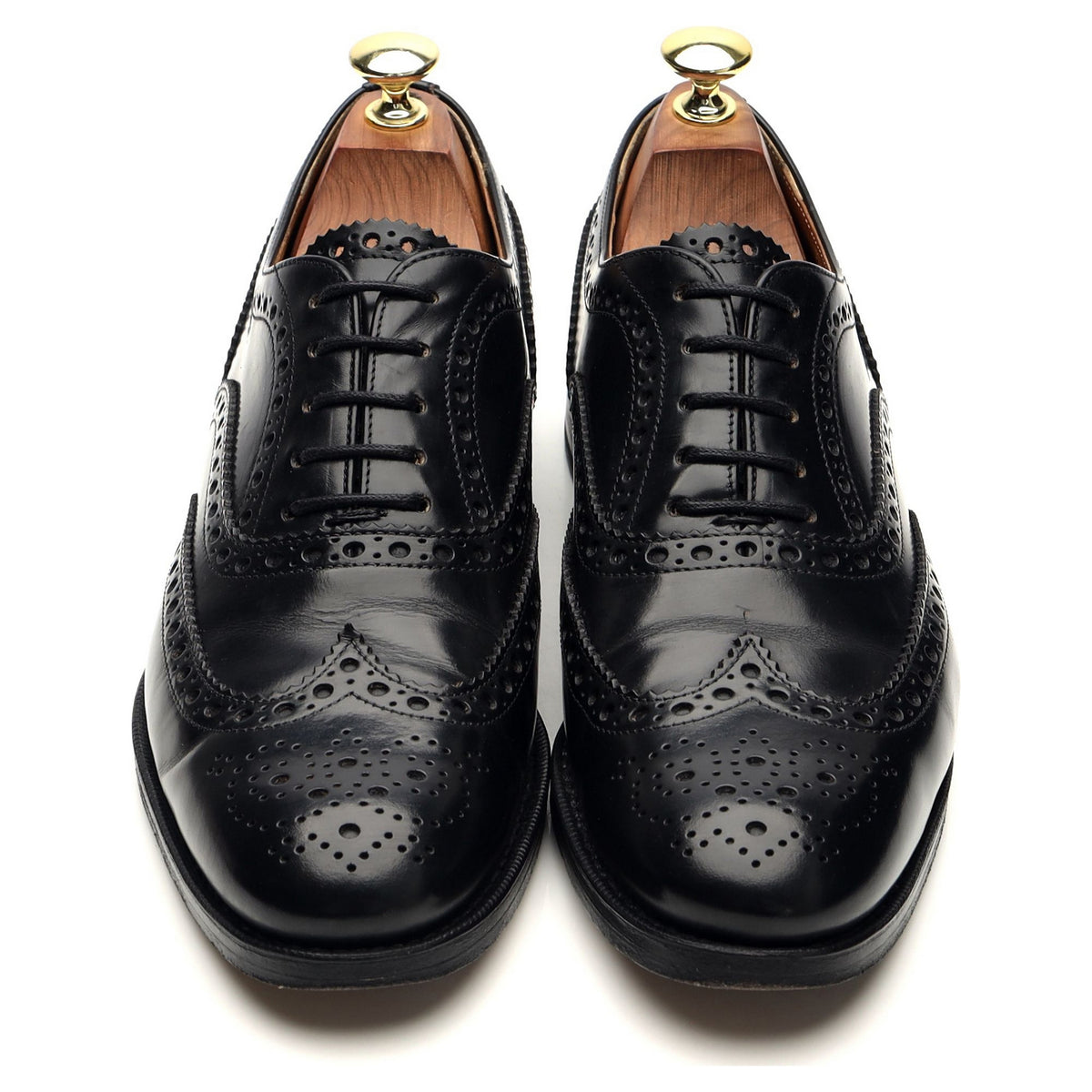 Women&#39;s &#39;Burwood&#39; Black Leather Oxford Brogues UK 7 EU 41
