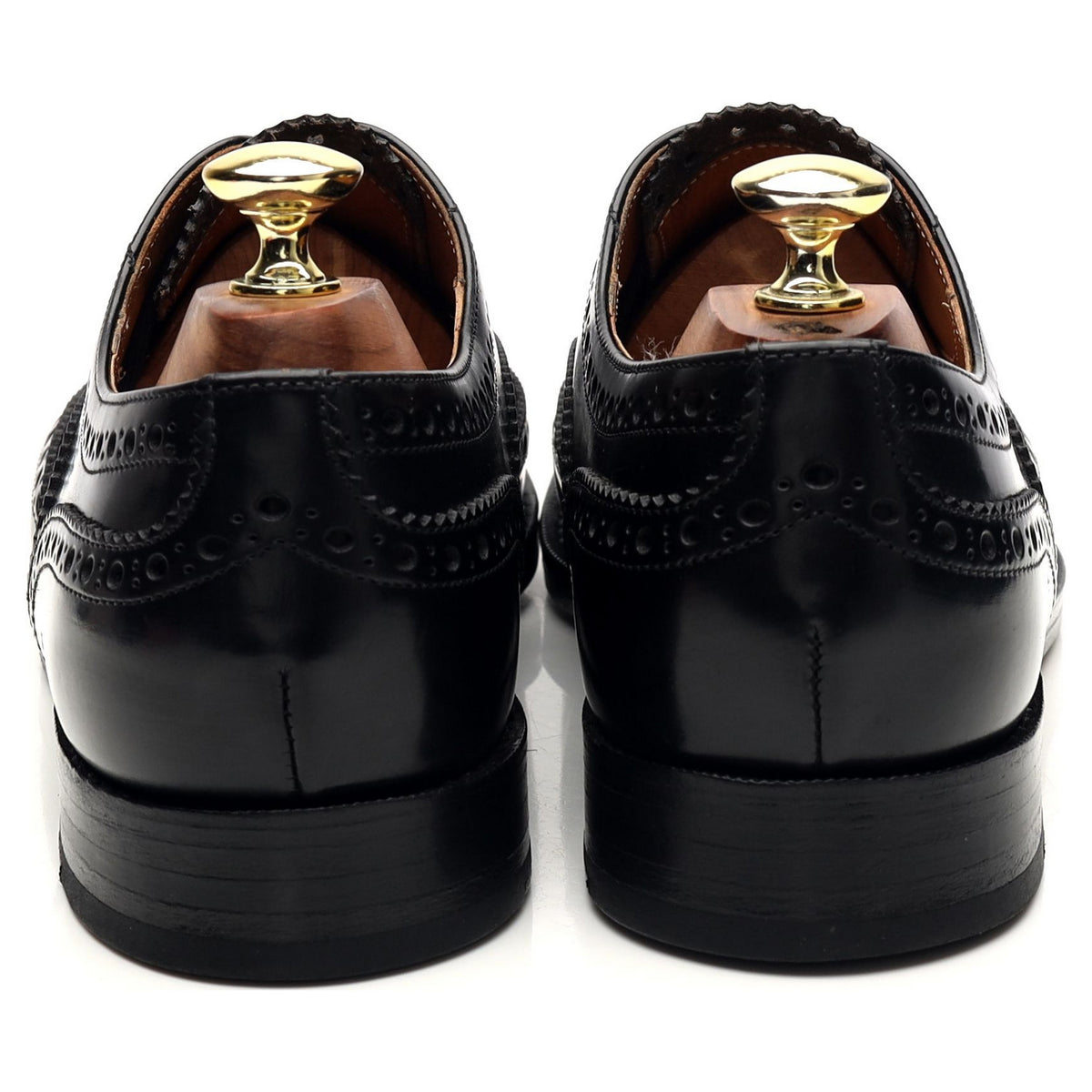 Women&#39;s &#39;Burwood&#39; Black Leather Oxford Brogues UK 7 EU 41