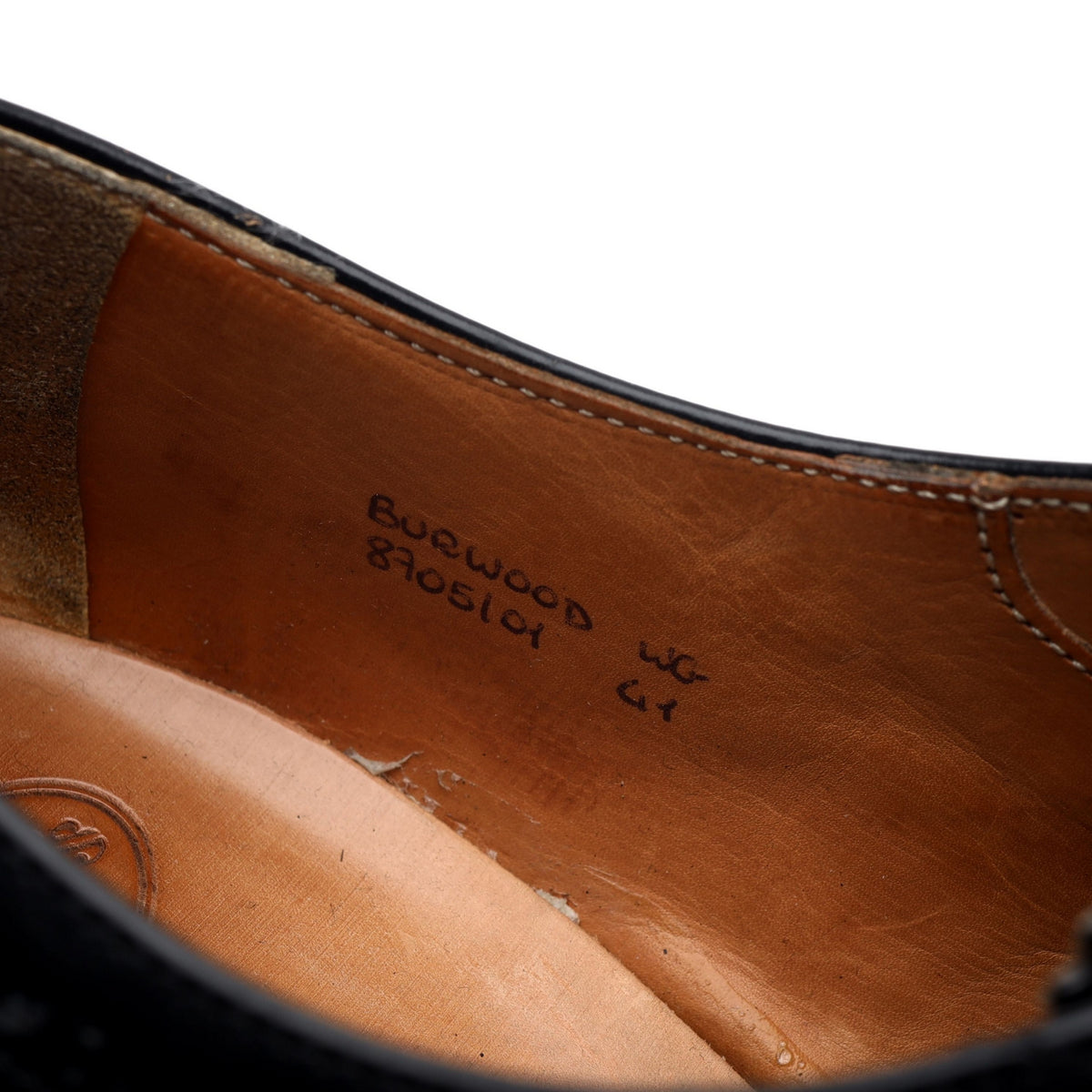 Women&#39;s &#39;Burwood&#39; Black Leather Oxford Brogues UK 7 EU 41