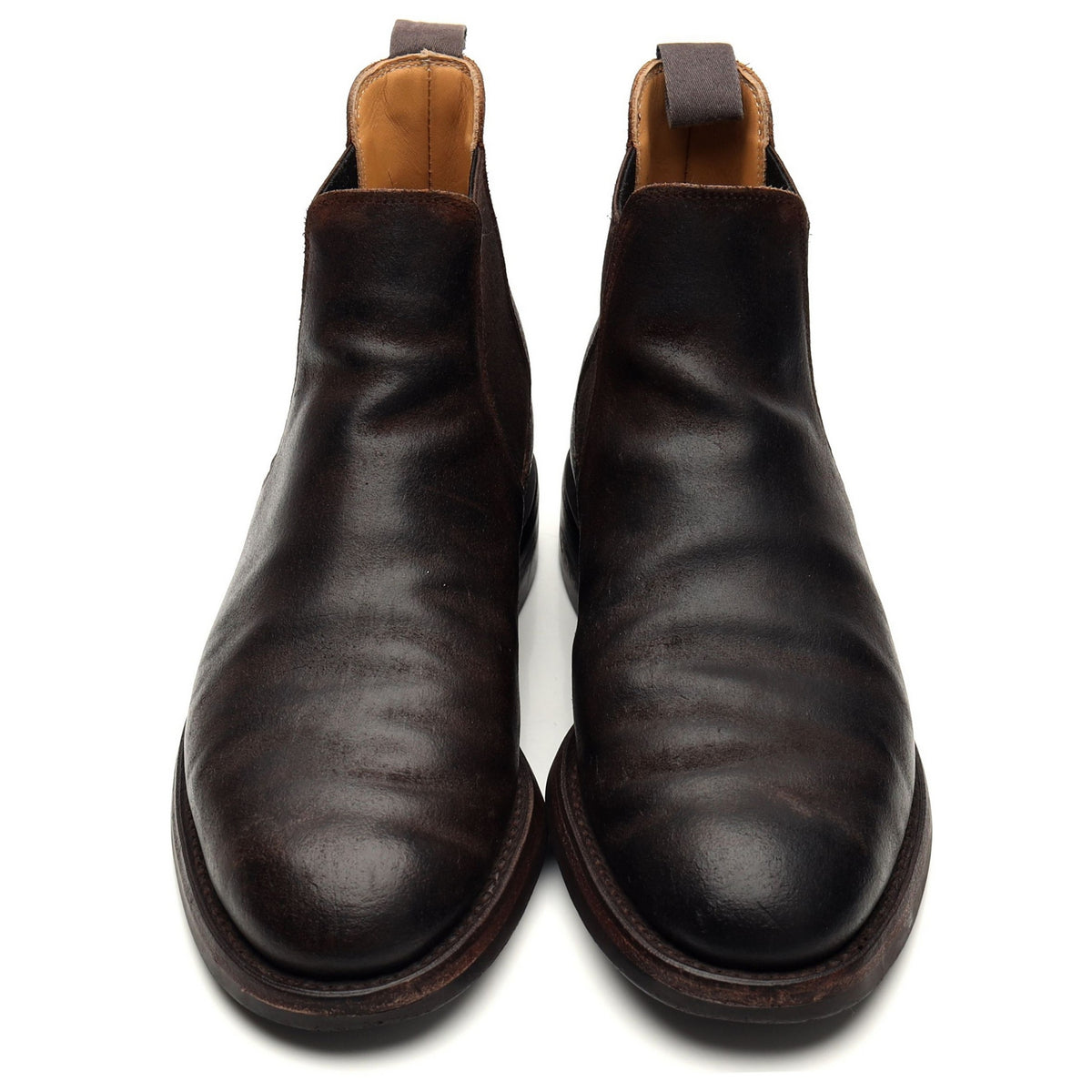 &#39;Chelsea 5&#39; Dark Brown Rough-Out Suede Chelsea Boots UK 6 E