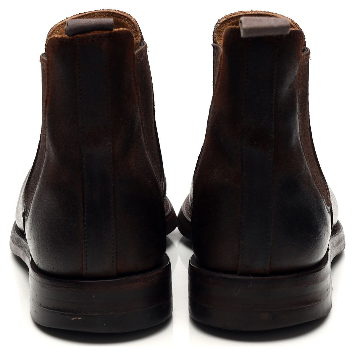 &#39;Chelsea 5&#39; Dark Brown Rough-Out Suede Chelsea Boots UK 6 E