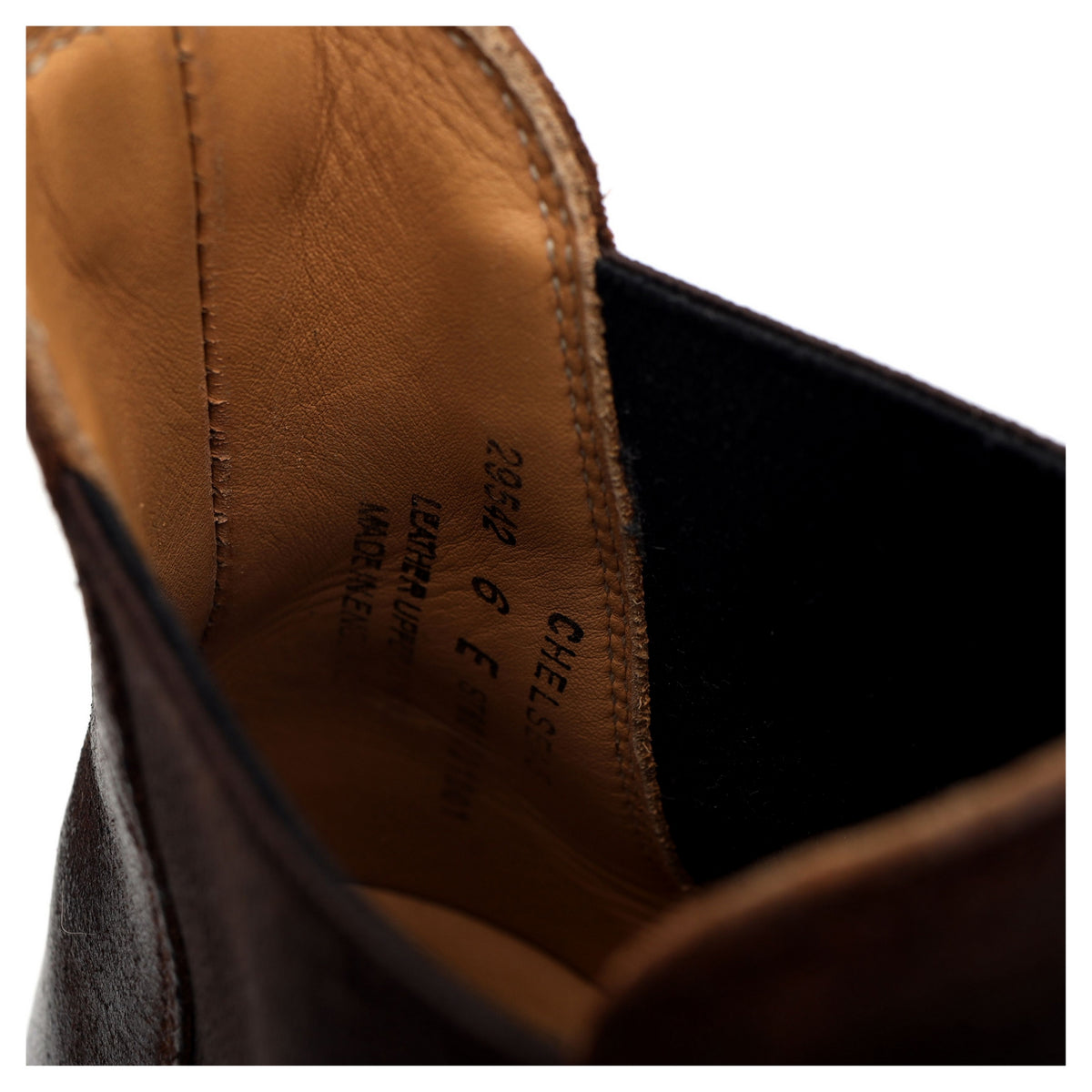 &#39;Chelsea 5&#39; Dark Brown Rough-Out Suede Chelsea Boots UK 6 E