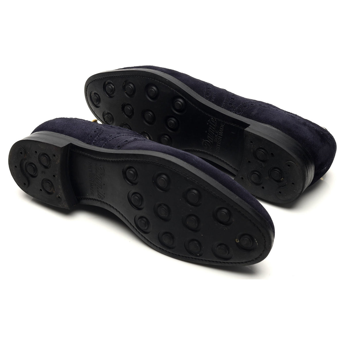 Kurt Geiger &#39;Sandringham&#39; Navy Blue Suede Derby Brogues UK 10 E