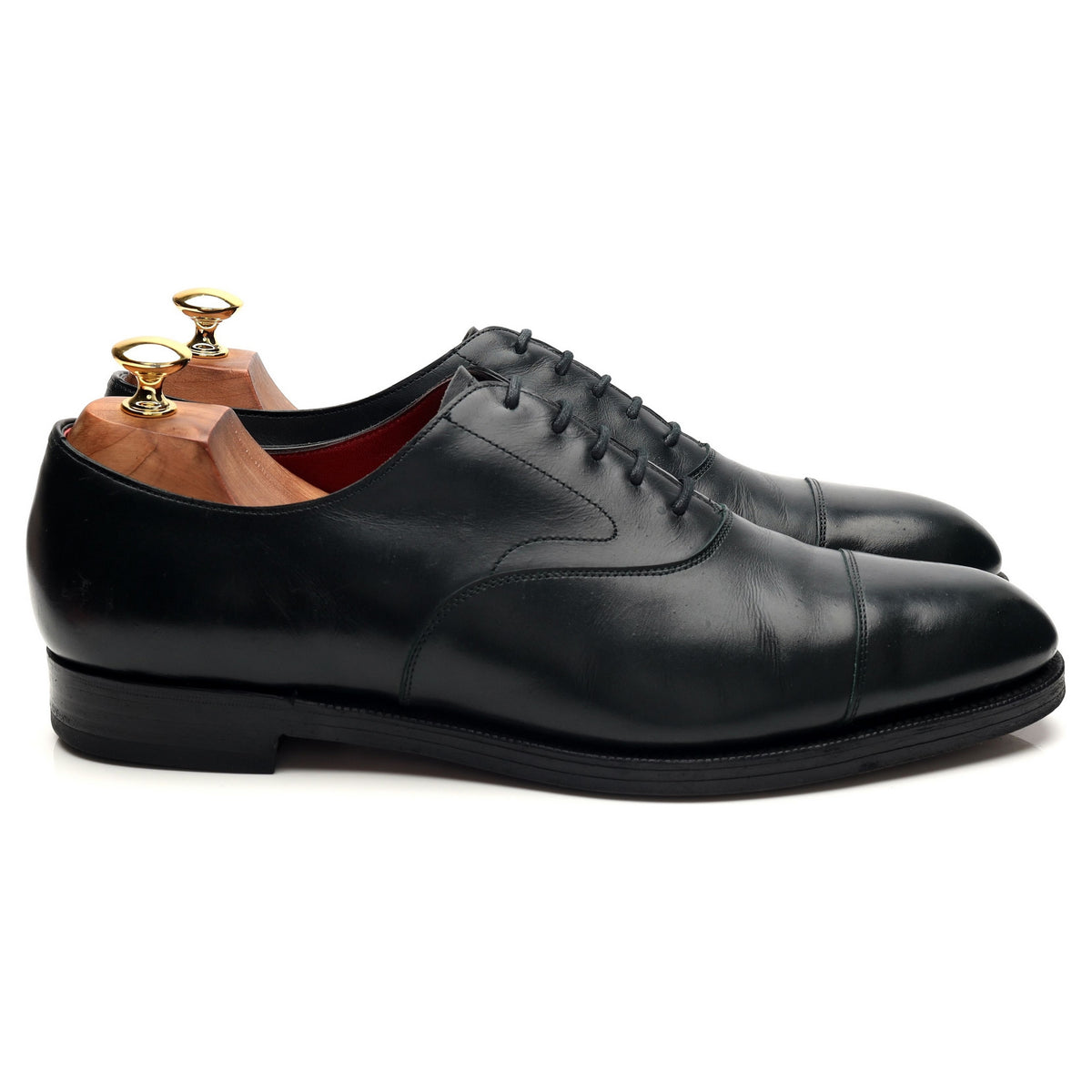 Kurt Geiger &#39;Chelsea&#39; Dark Green Leather Oxford UK 10 E