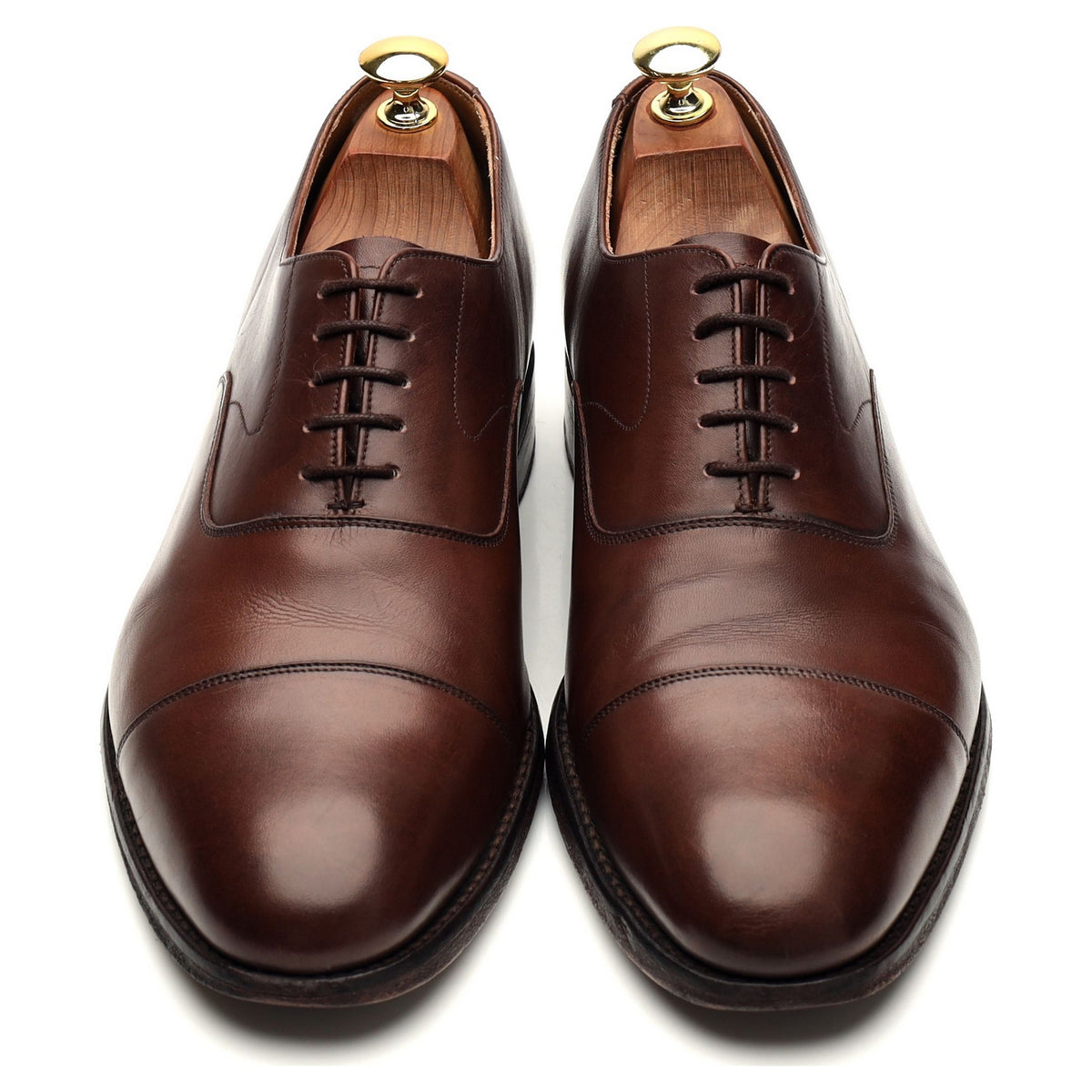 &#39;Malvern&#39; Brown Leather Oxford UK 8.5 G