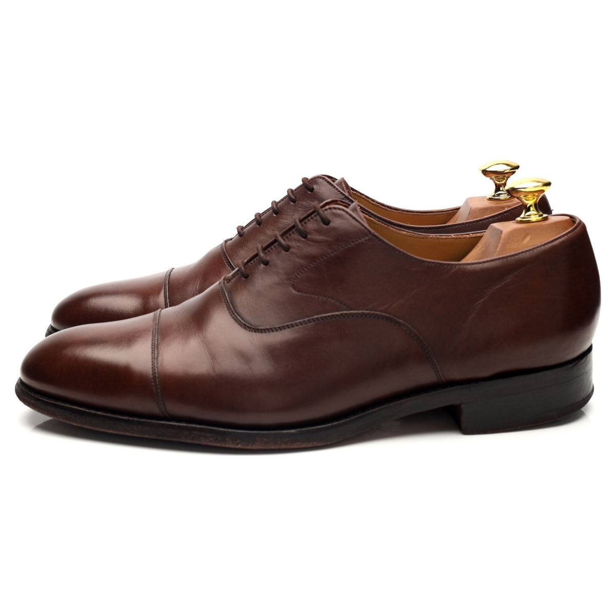 &#39;Malvern&#39; Brown Leather Oxford UK 8.5 G