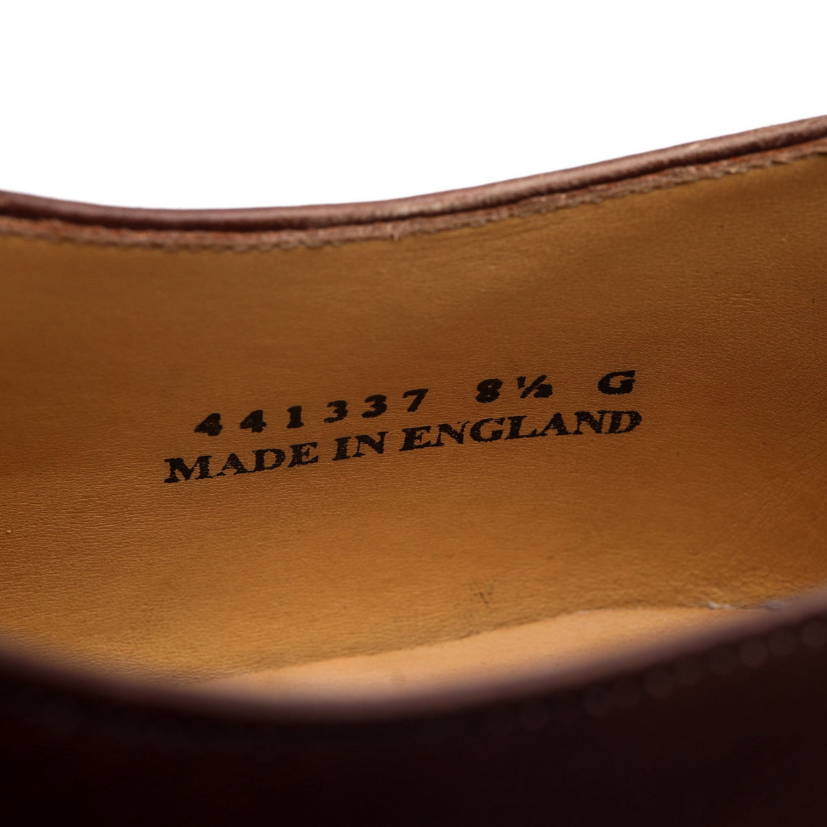 &#39;Malvern&#39; Brown Leather Oxford UK 8.5 G