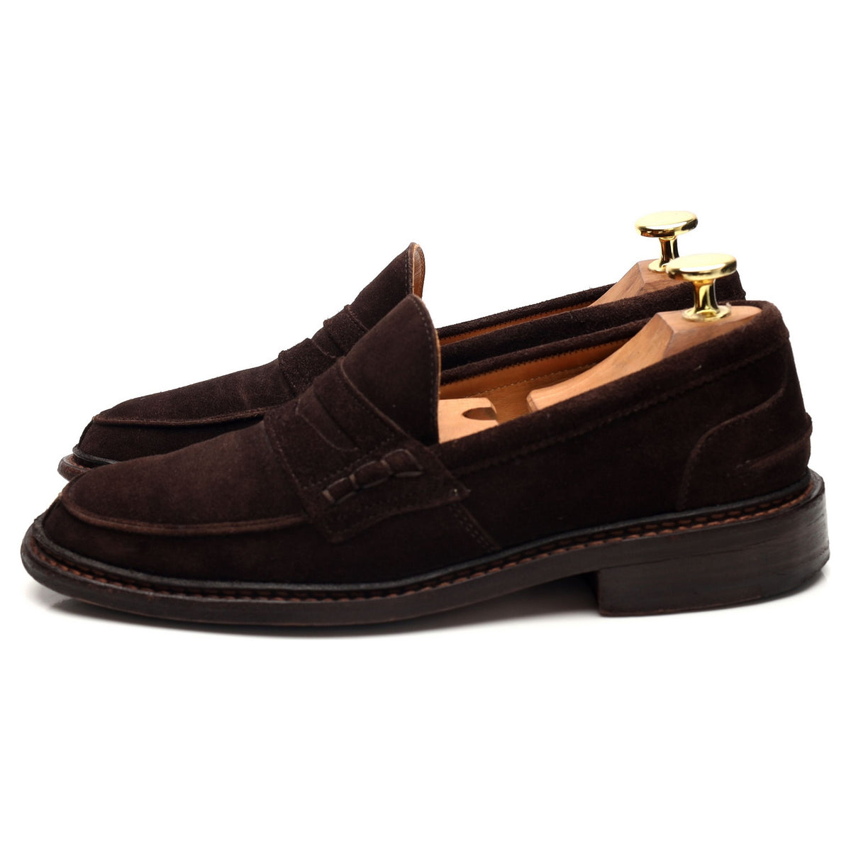 Women&#39;s &#39;Eva&#39; Dark Brown Suede Loafers UK 3