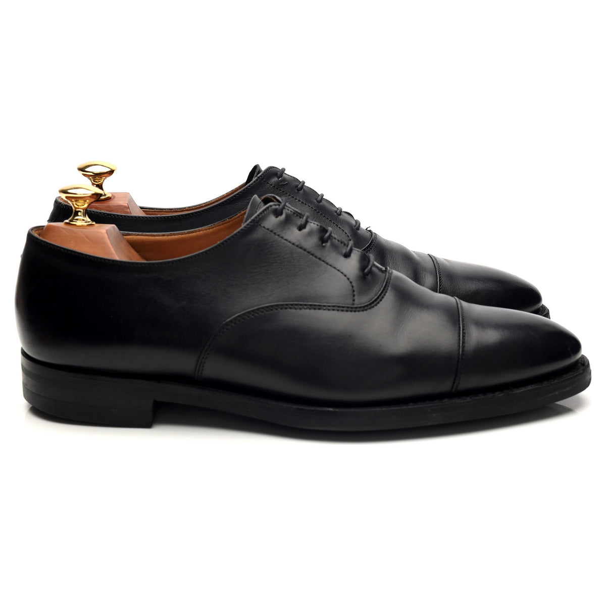 &#39;Radstock&#39; Black Leather Oxford UK 9 E