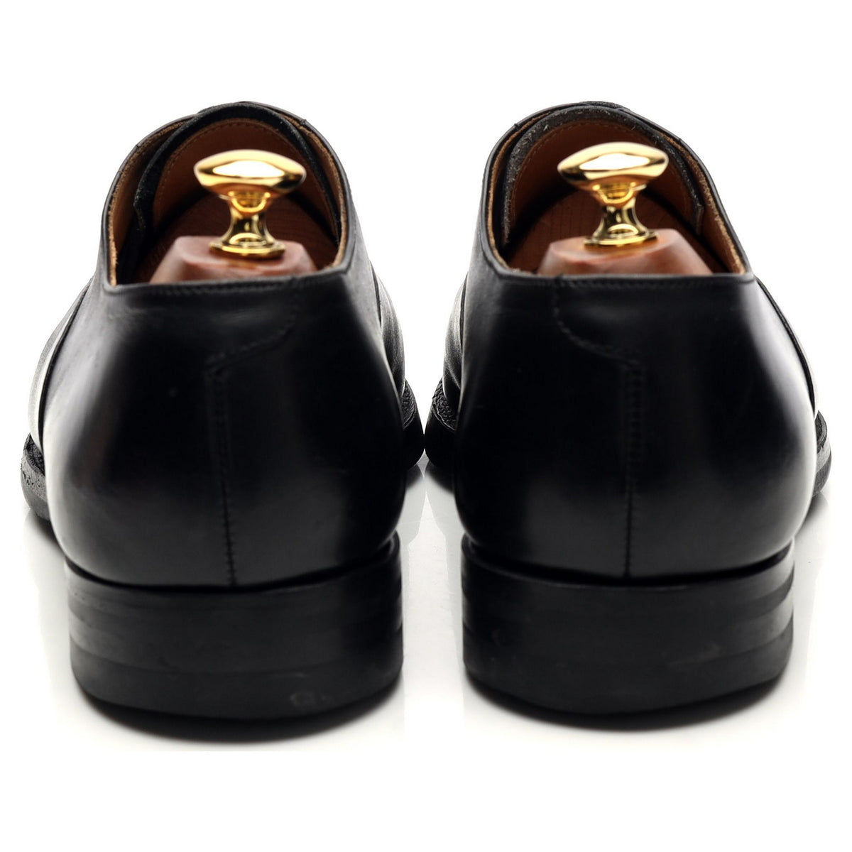 &#39;Radstock&#39; Black Leather Oxford UK 9 E