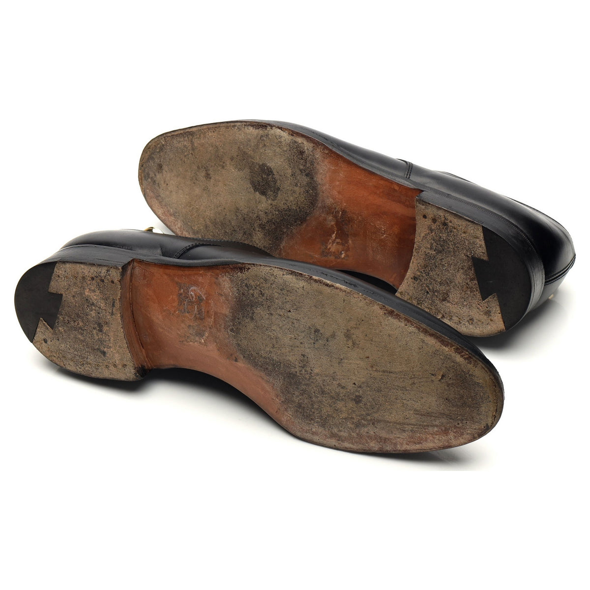 &#39;Wiltshire&#39; Black Leather Derby UK 9