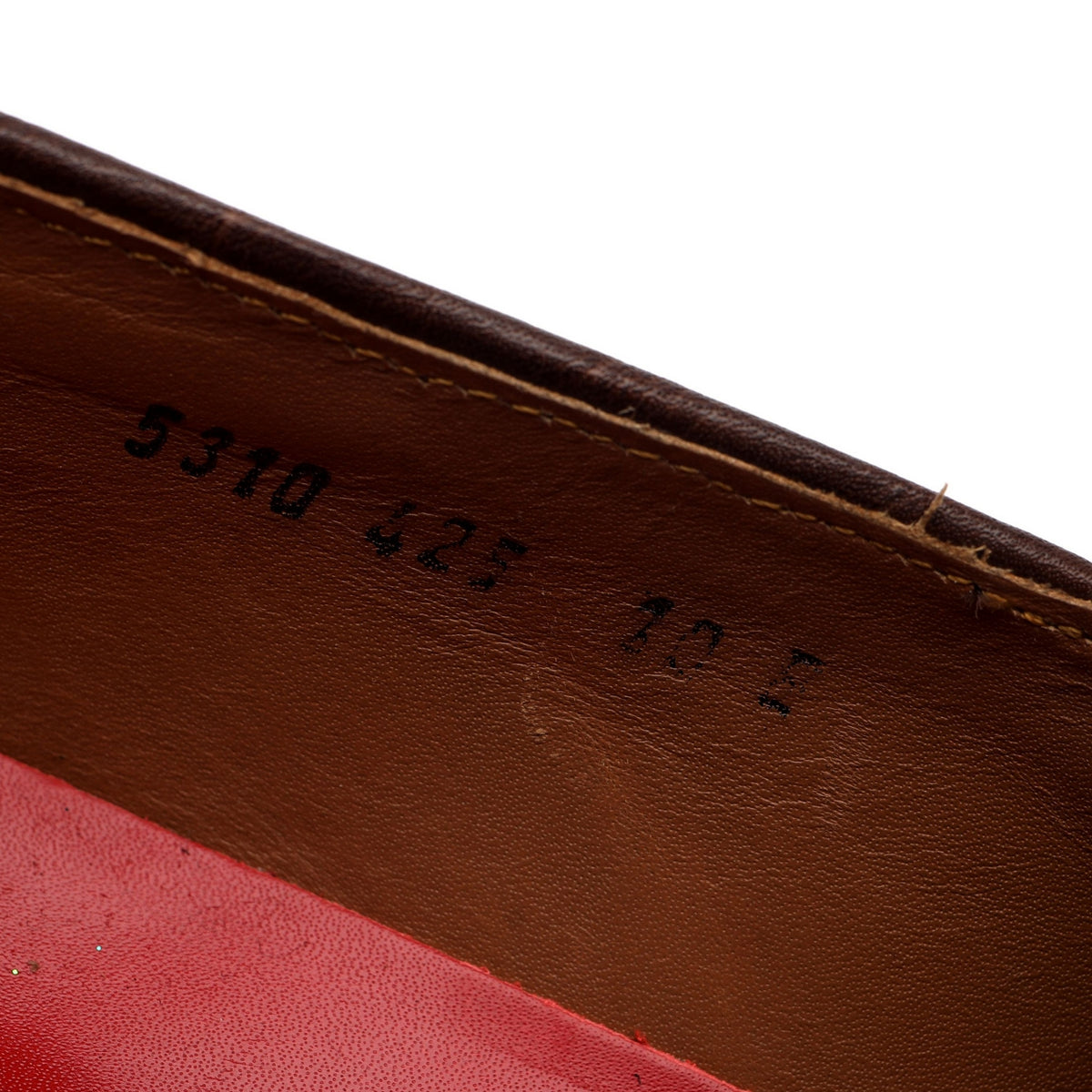 &#39;Scott&#39; Brown Grain Leather Tassel Loafers UK 10 E