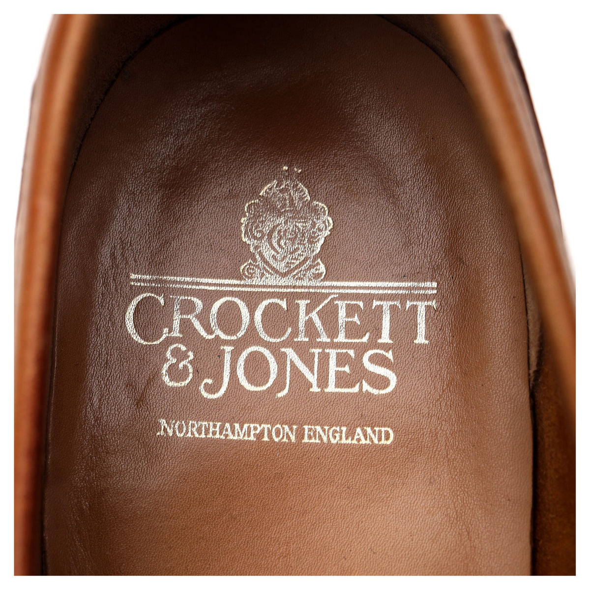 &#39;Kent&#39; Tan Brown Leather Loafers UK 8 E