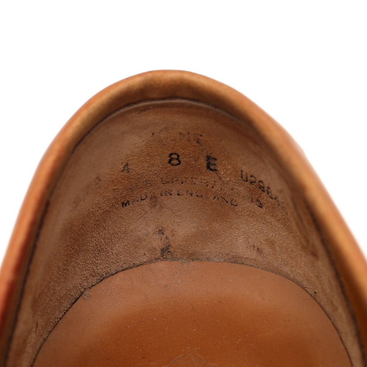 &#39;Kent&#39; Tan Brown Leather Loafers UK 8 E