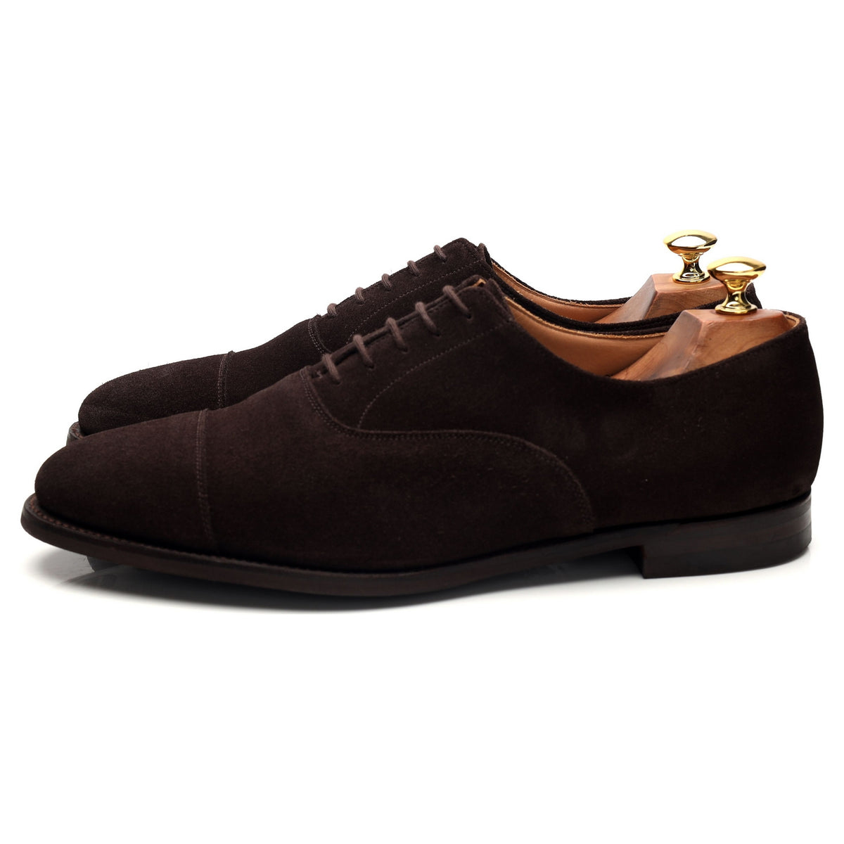 &#39;Connaught 2&#39; Dark Brown Suede Oxford UK 9.5 E