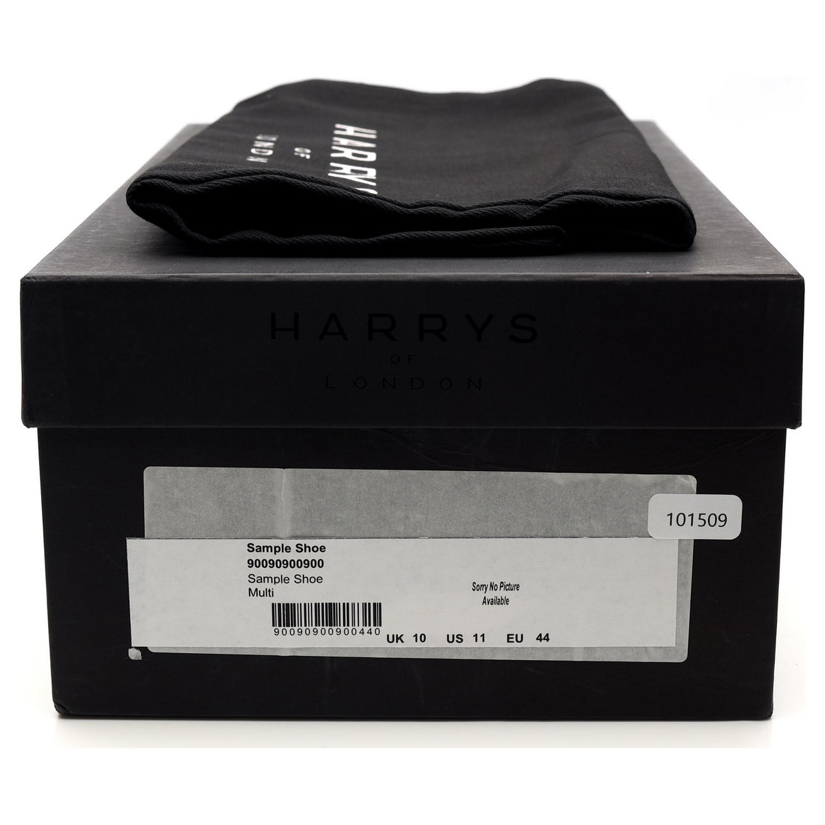 Black Leather Tassel Loafers UK 10 F