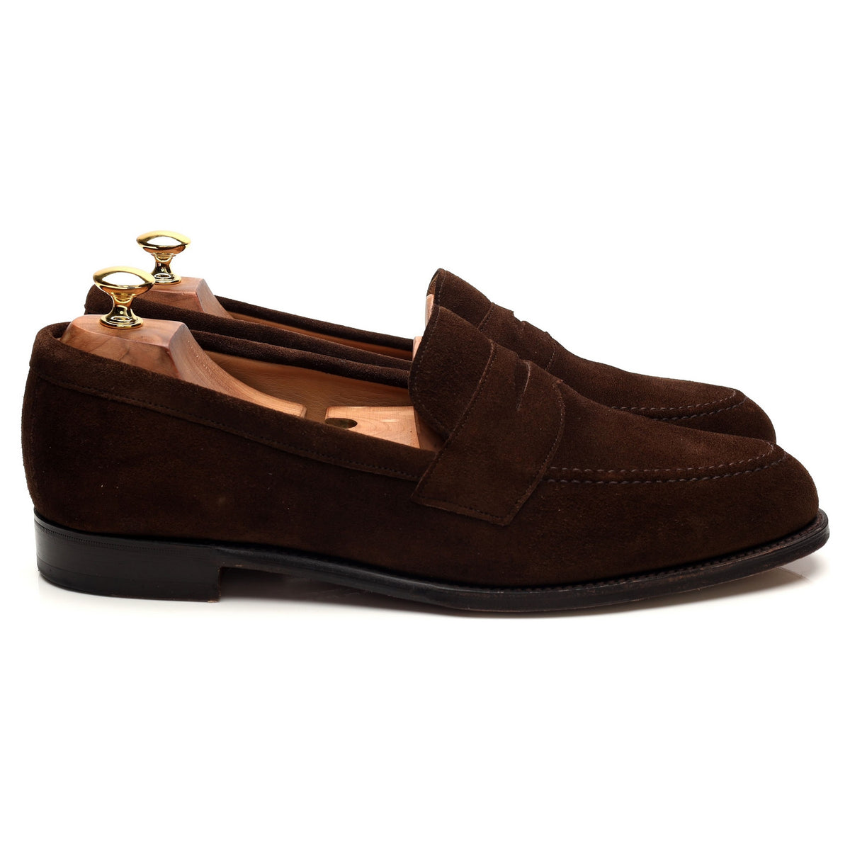 &#39;Cannon&#39; Brown Suede Loafers UK 10 F