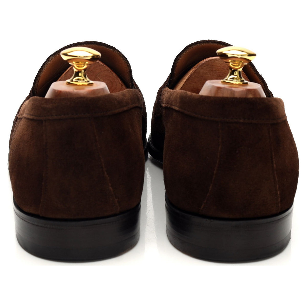 &#39;Cannon&#39; Brown Suede Loafers UK 10 F