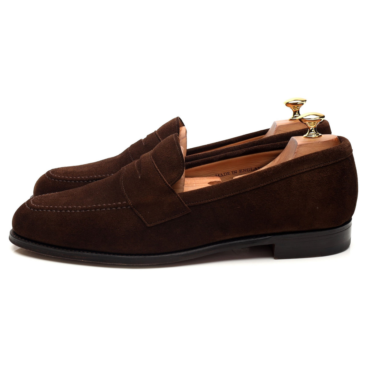 &#39;Cannon&#39; Brown Suede Loafers UK 10 F