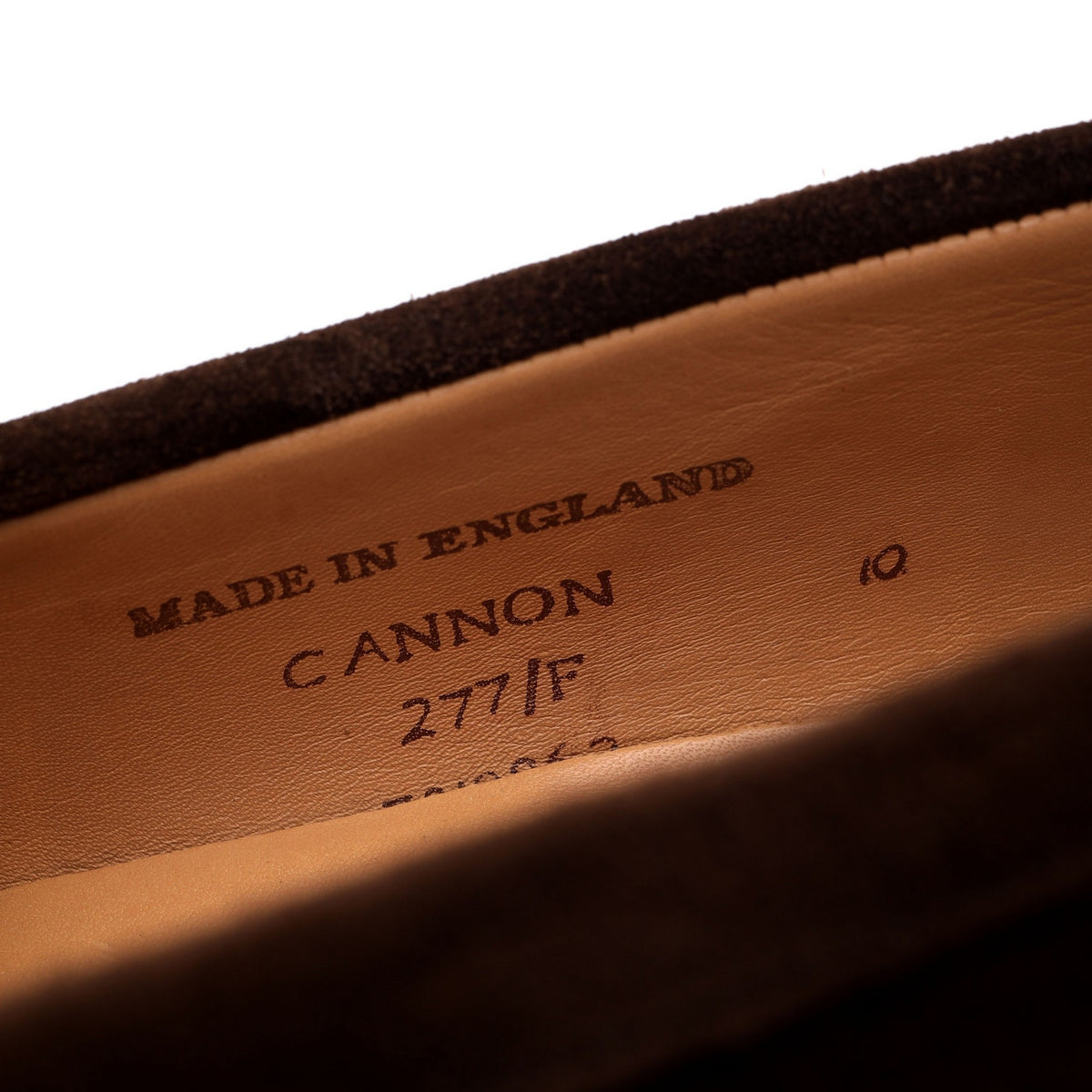 &#39;Cannon&#39; Brown Suede Loafers UK 10 F