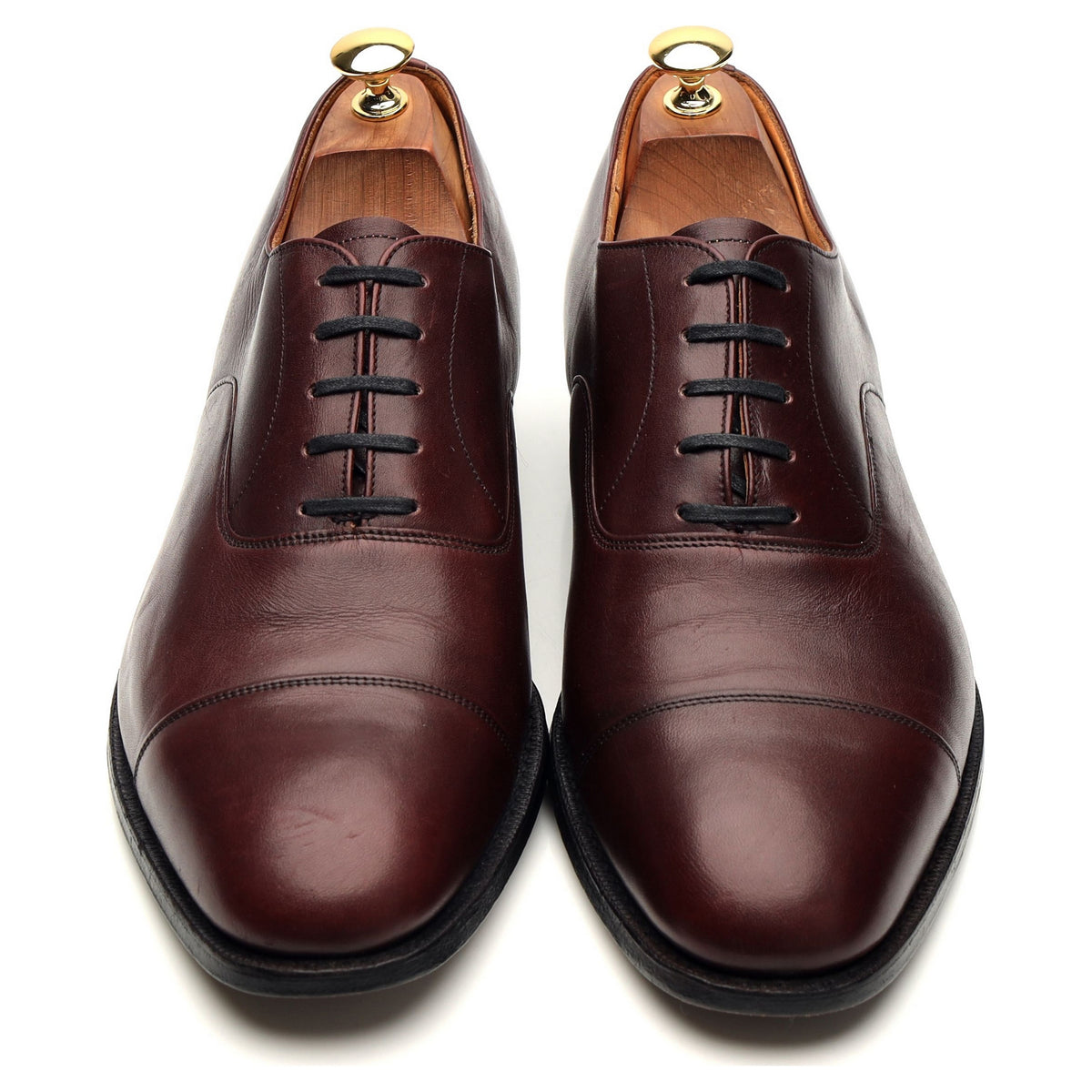 Burgundy Leather Oxford UK 10 G