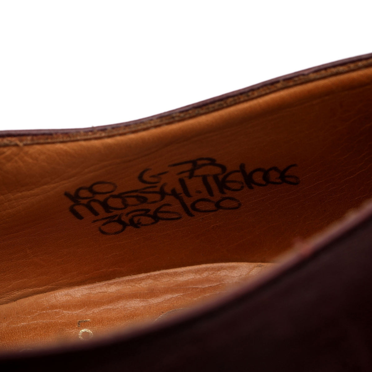 Burgundy Leather Oxford UK 10 G