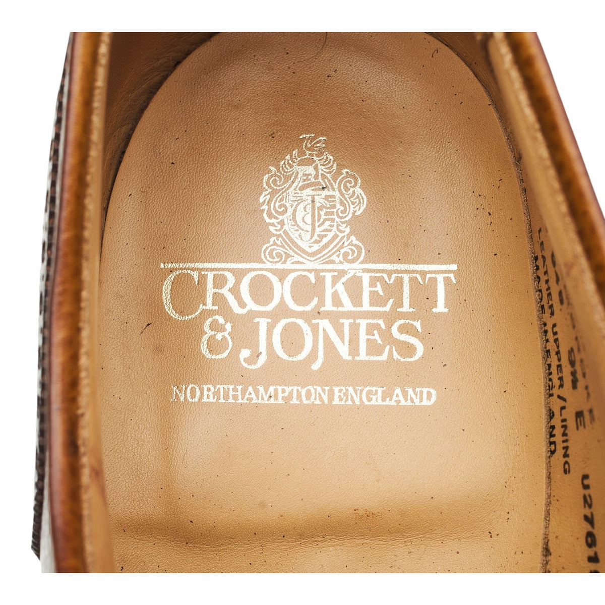 'Pembroke'  Brown Grain Leather Derby Brogues UK 9.5 E