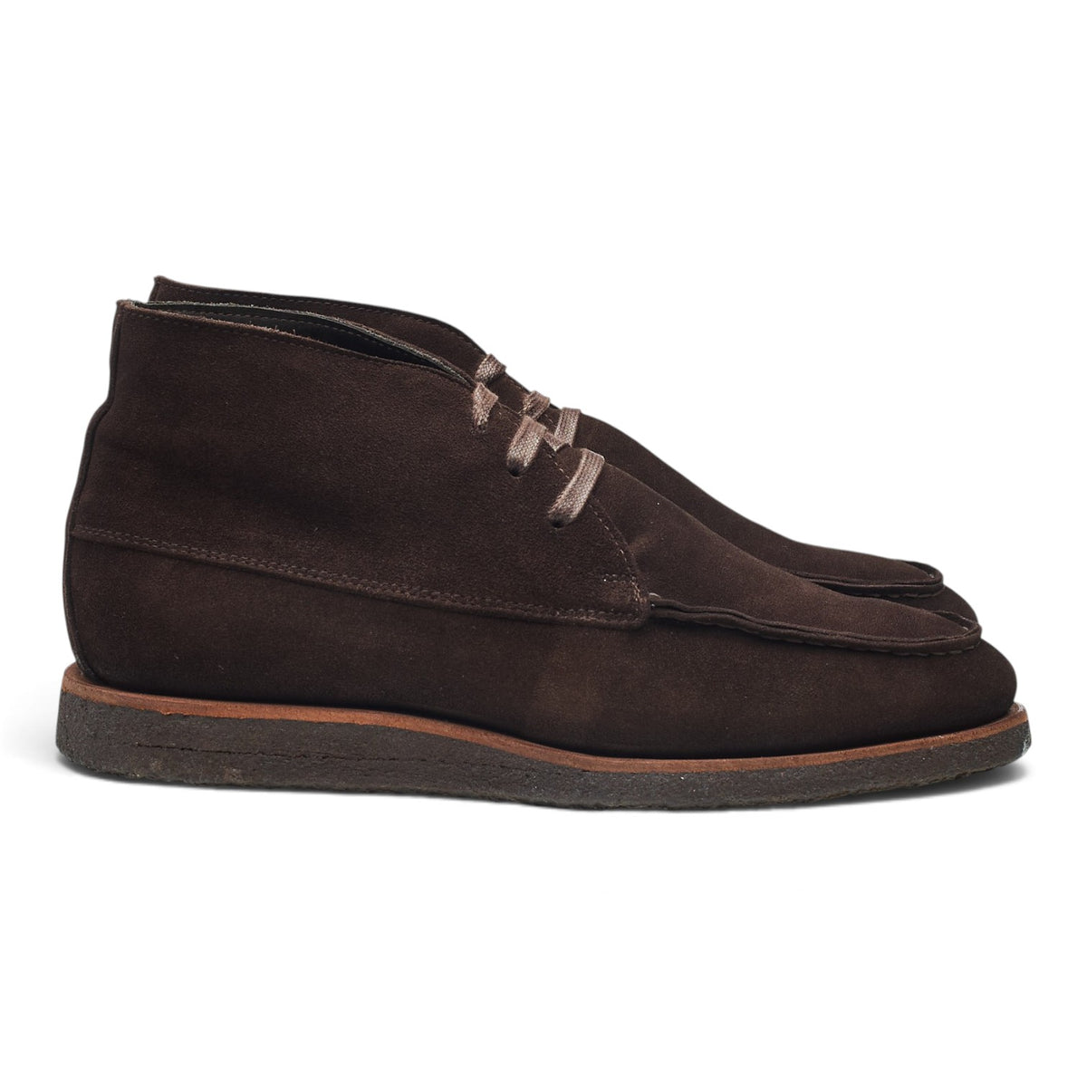 Dark Brown Suede Alpine Boots UK 7.5