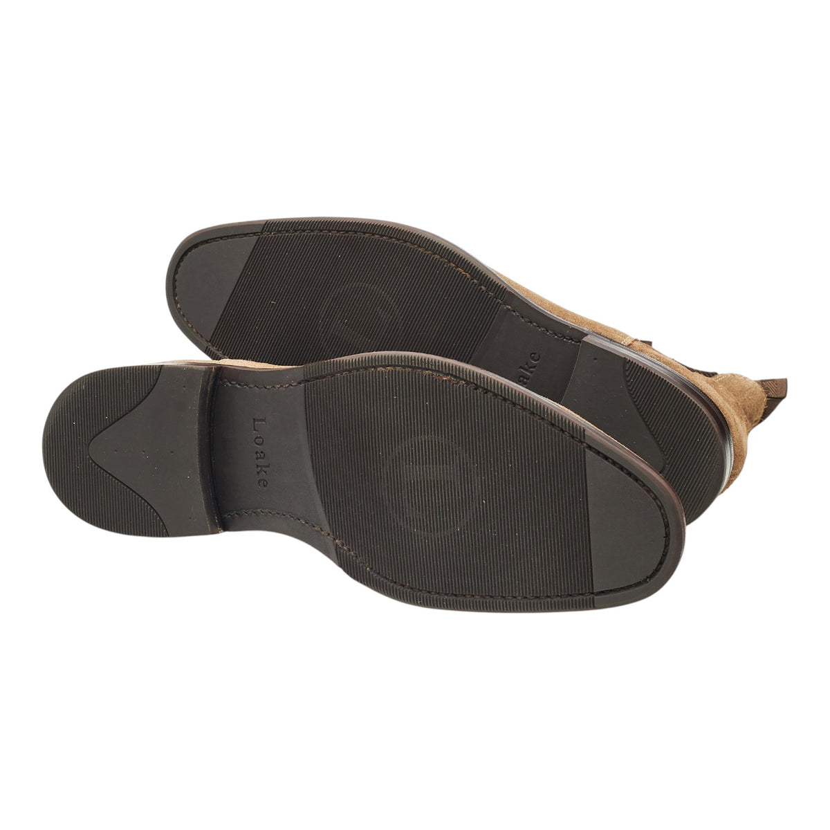 1880 'Emsworth' Flint Brown Suede Chelsea Boots UK 8 F