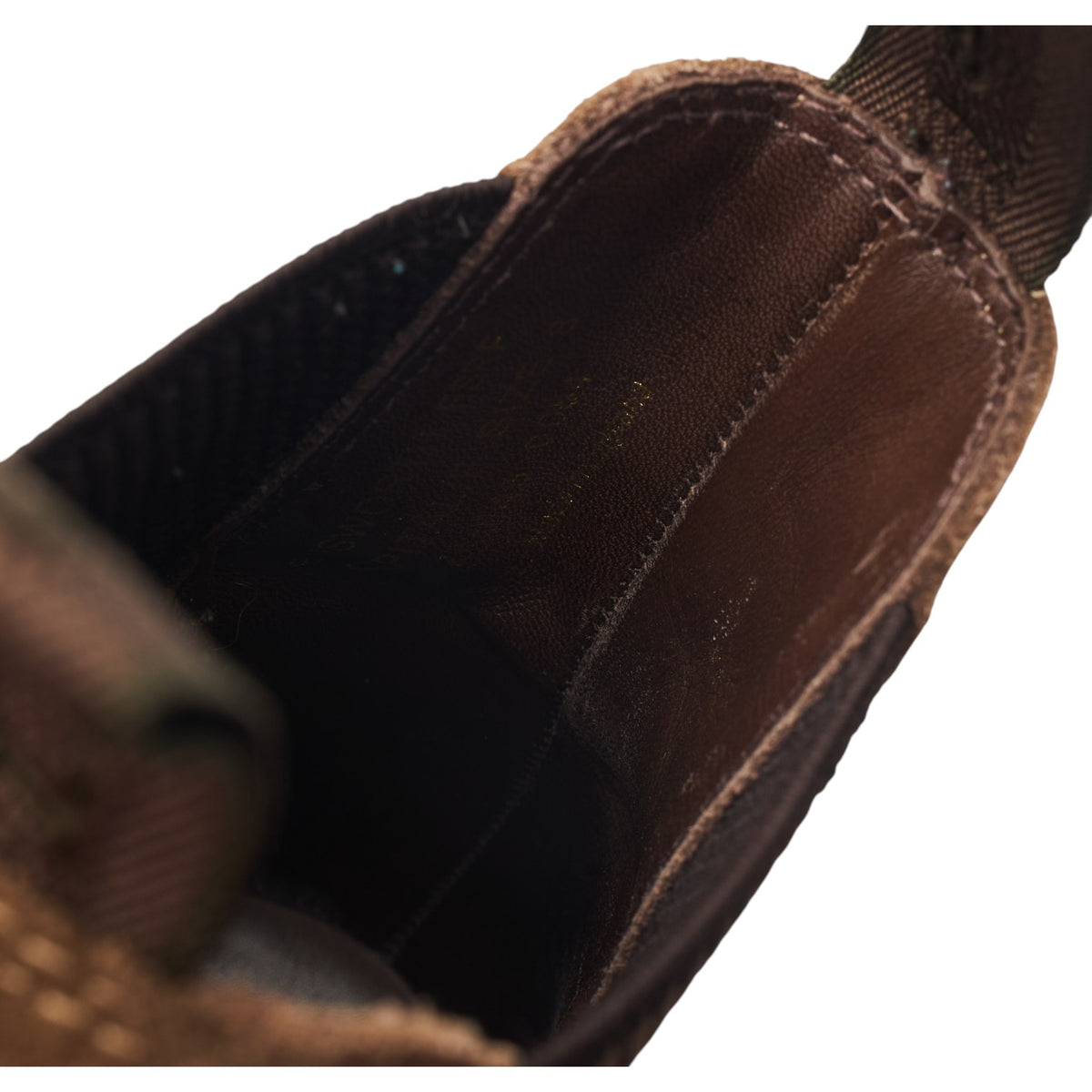 1880 'Emsworth' Flint Brown Suede Chelsea Boots UK 8 F