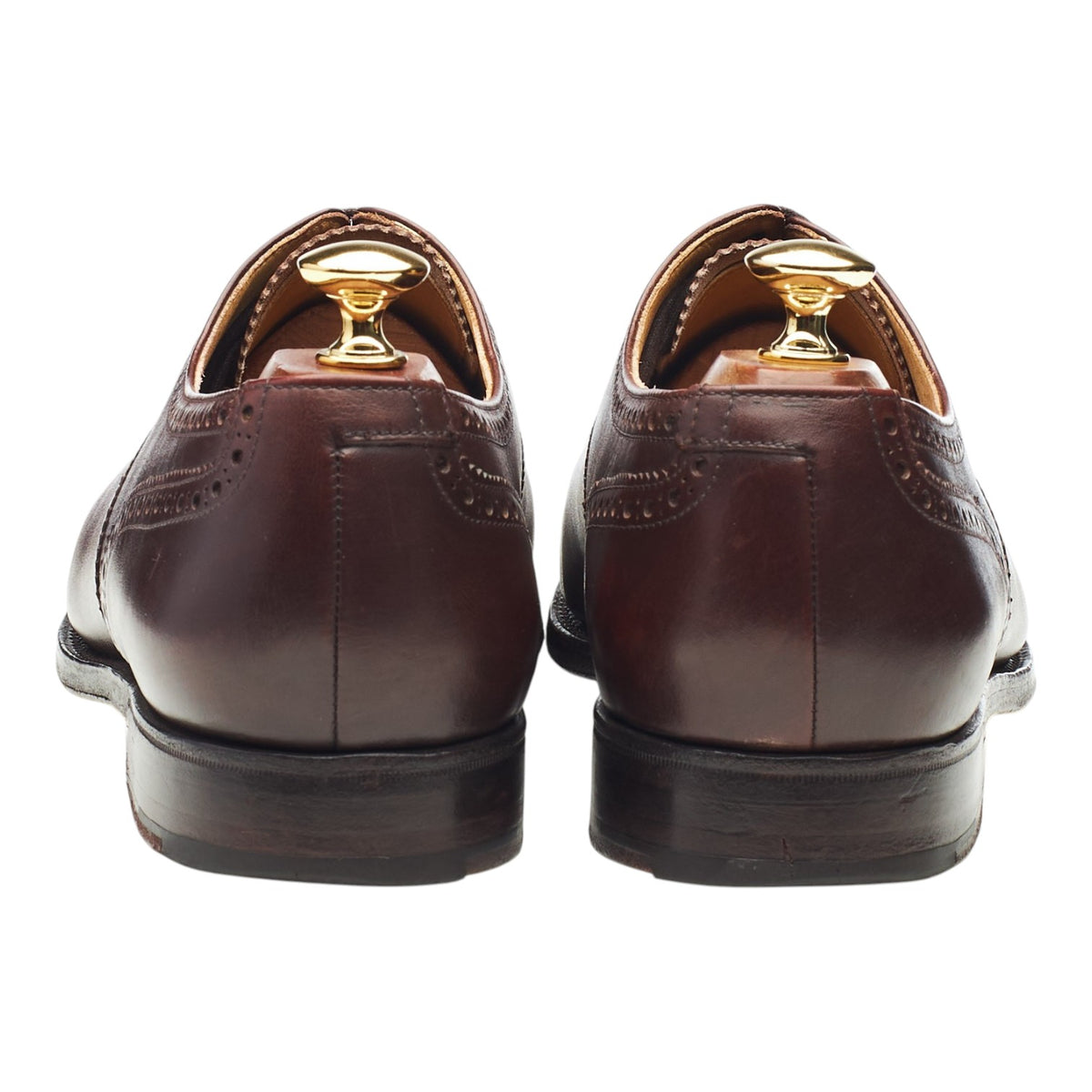 Gordon Scott 'Plymouth' Brown Leather Oxford Brogues UK 9 F