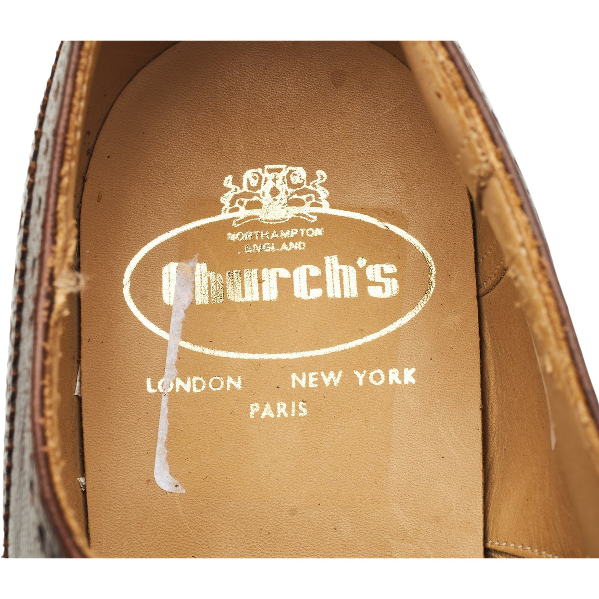 'Nene' Dark Brown Leather Oxford Brogues UK 9.5 F