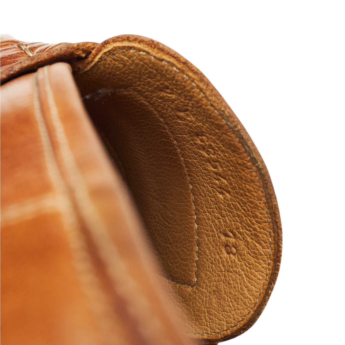 'Reims' Tan Brown Leather Loafers UK 7 F