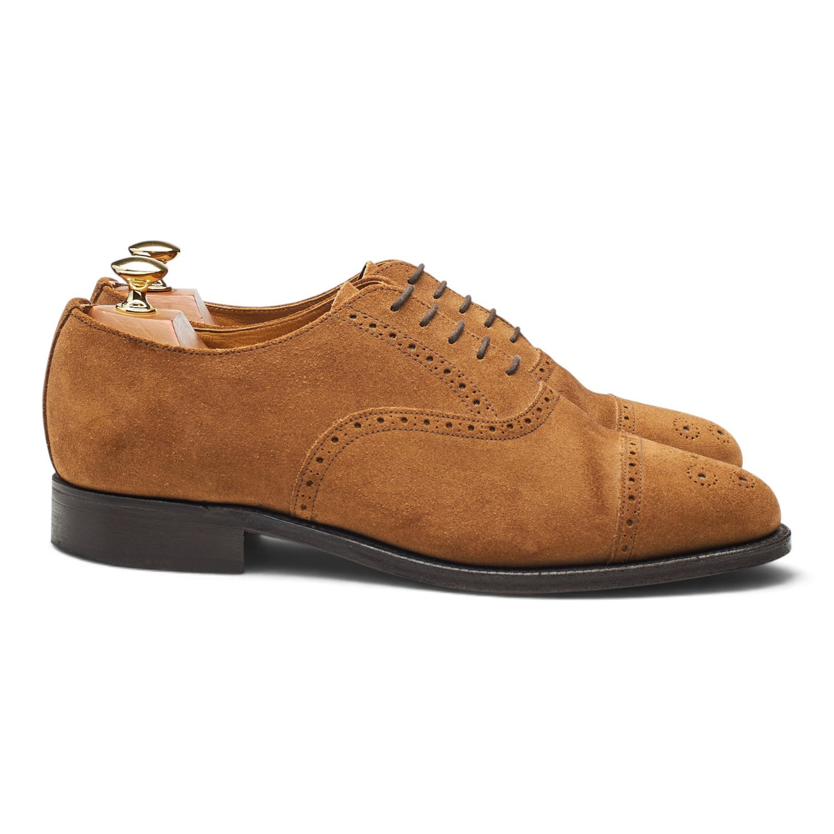 Sand Brown Suede Oxford Brogues UK 9.5 F