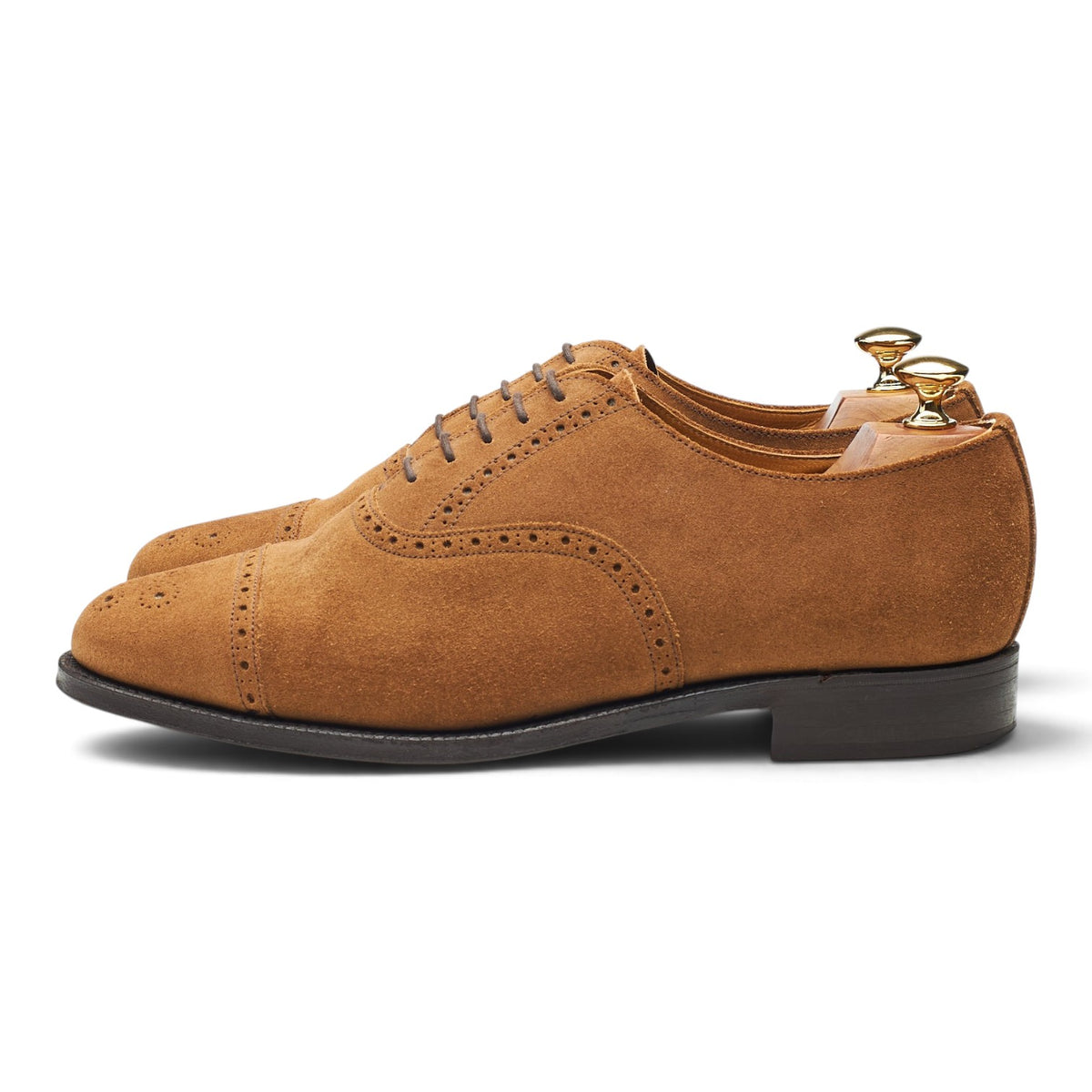 Sand Brown Suede Oxford Brogues UK 9.5 F