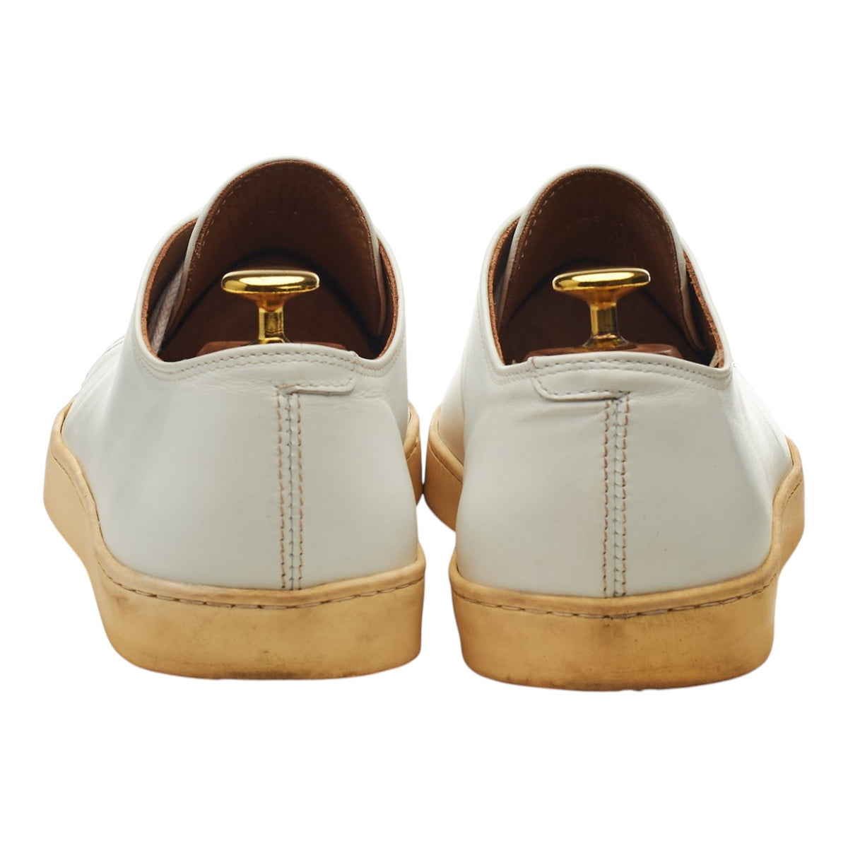 'Jack' White Leather Sneakers UK 7