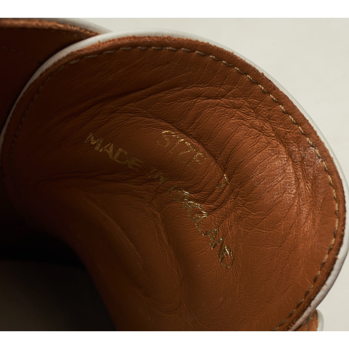 'Jack' White Leather Sneakers UK 7