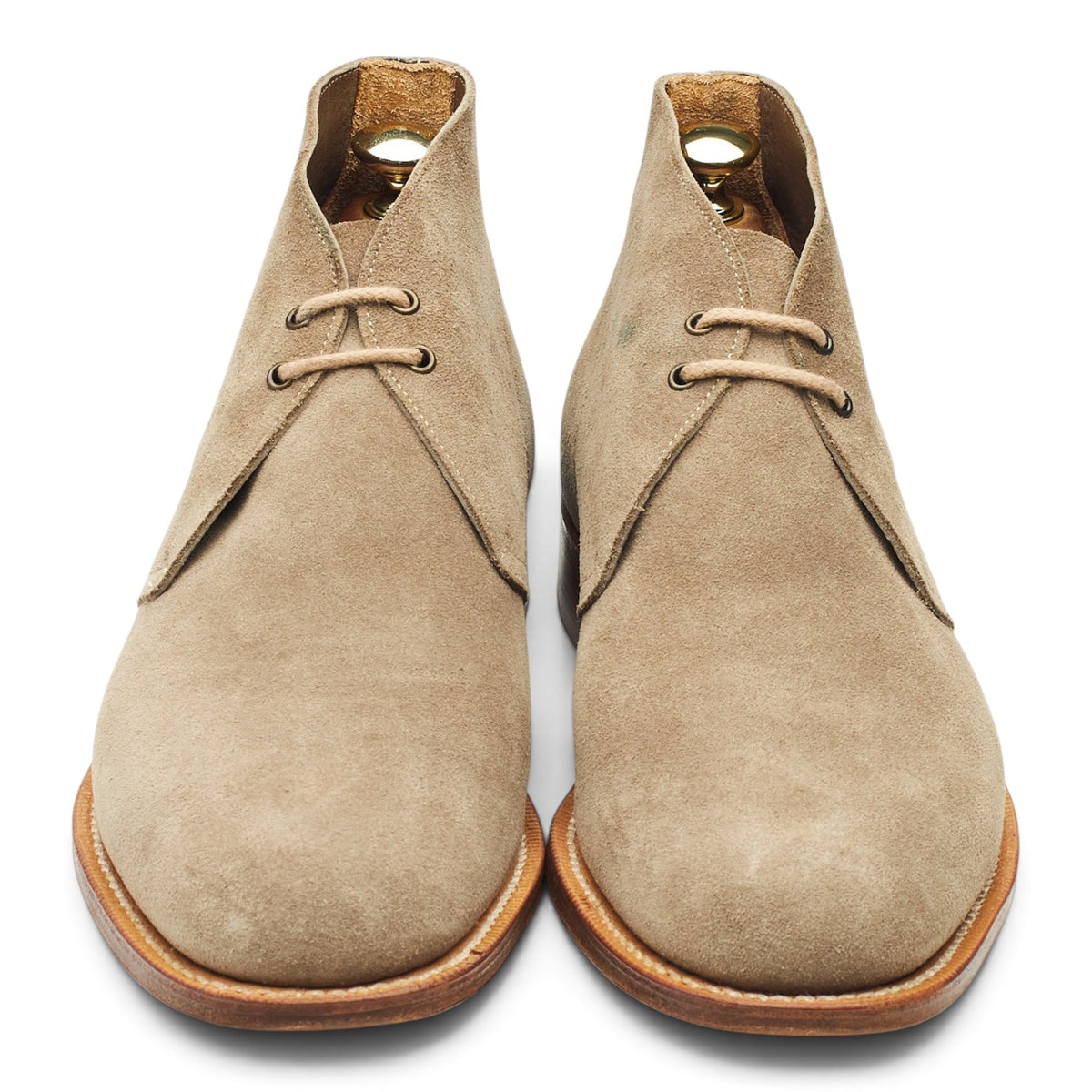 'Sahara' Stone Suede Chukka Boots UK 7 F