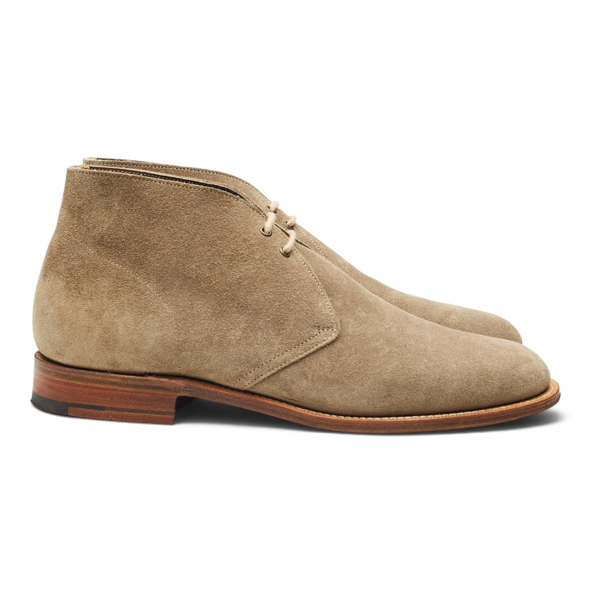 'Sahara' Stone Suede Chukka Boots UK 7 F
