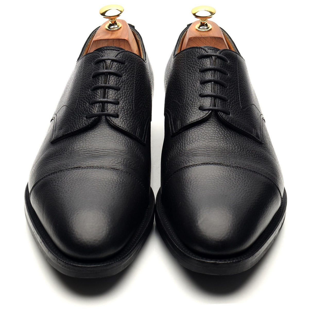 &#39;Froswick&#39; Black Leather Derby UK 10 E