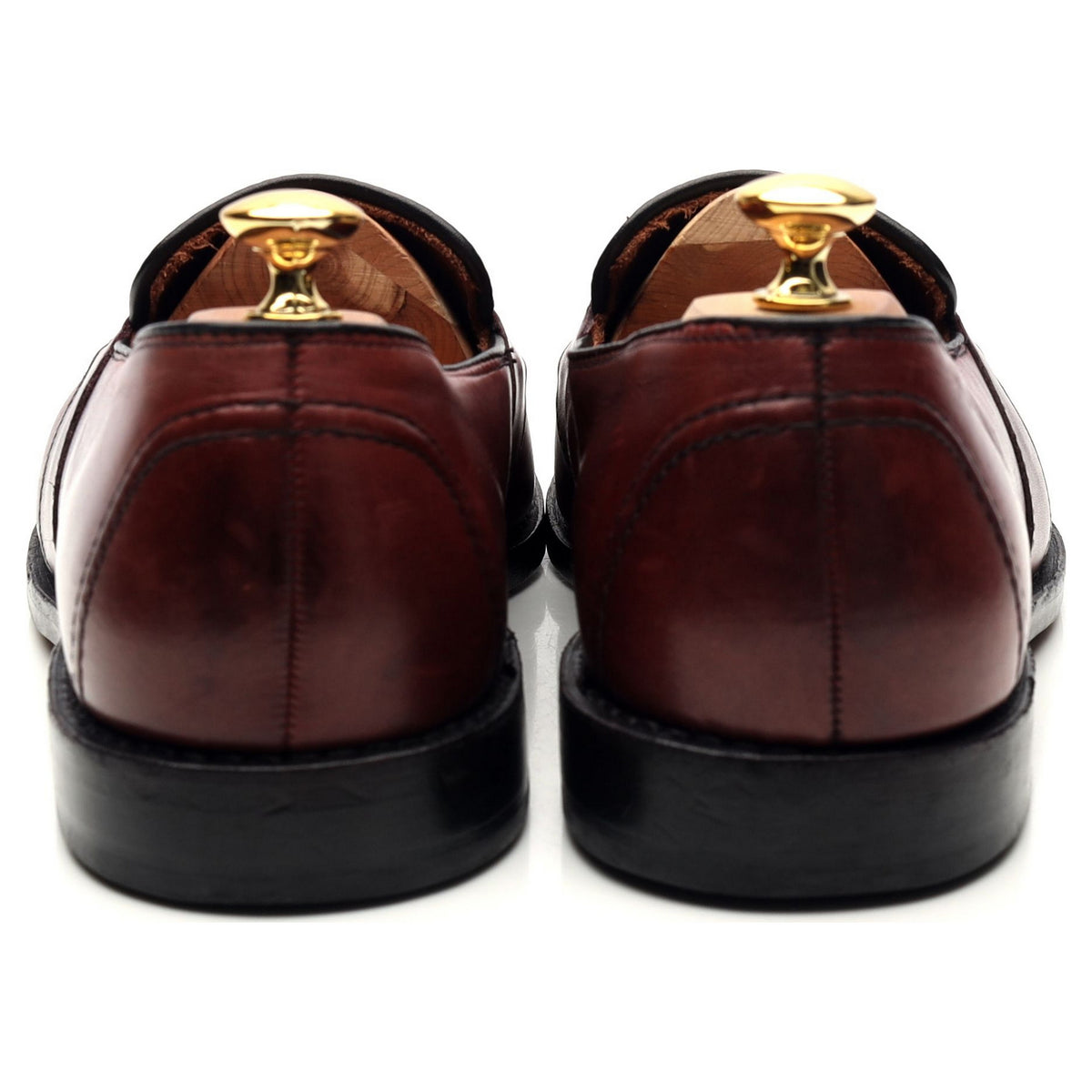 Burgundy Leather Loafers UK 11 US 12